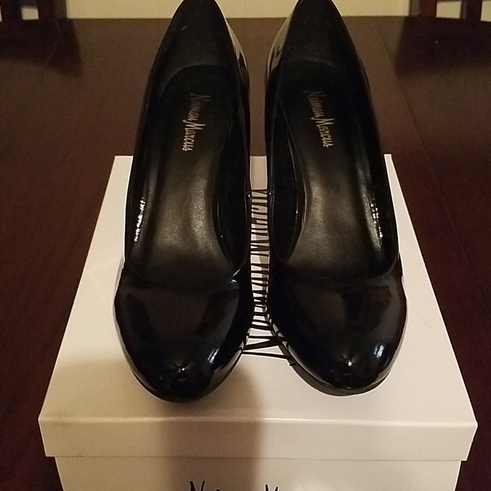 Patent Leather Wedge Pump